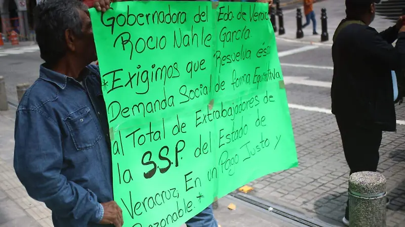 Policías protesta